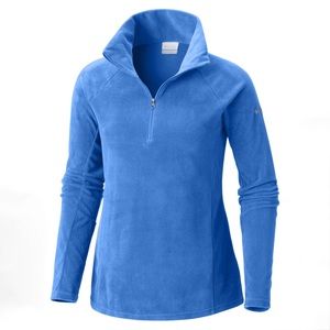 NWOT Blue Columbia Women’s Glacial IV Half Zip Fleece Pullover Size Small